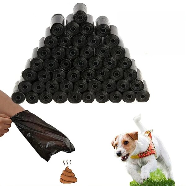 1/12 piece disposable pet litter bag for dogs, dog litter bag design, pet litter cleaning, bone picking bag dispenser tool