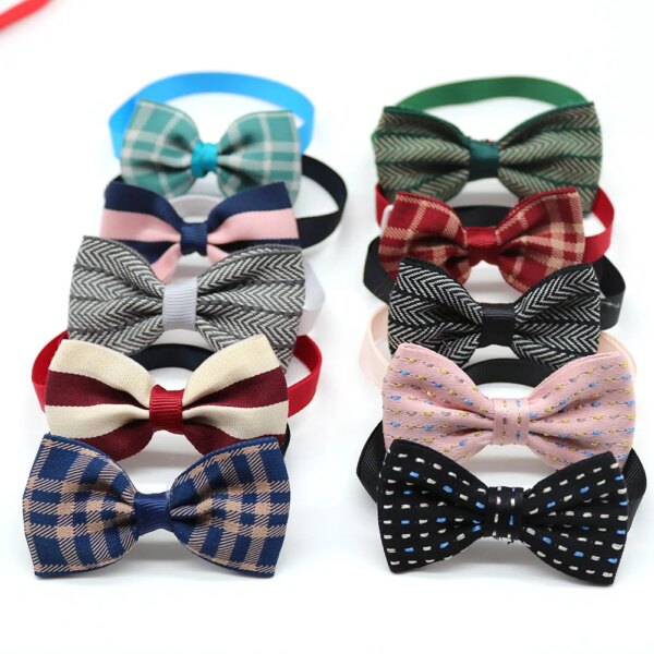 10PCS/Lot Halloween Pet Porducts  Cute Pet Dog Cat Bow Ties Adjustable Dog Bowties Grooming Accessories Dog Collar Pet Supplies