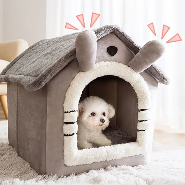 Cat /Dog bed Foldable Pet Sleepping Bed removable and washable cat house kennel for dog house indoor cat nest Puppy Pet Products