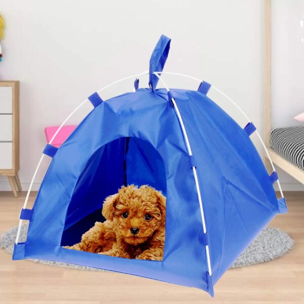 Waterproof Oxford Pets Houses Tent Dog Cat Playing Bed Portable Folding Mat