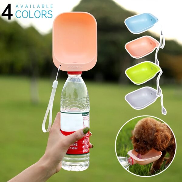 Dog Travel Water Bottle Portable Pet Dog Water Bottle Drinking Water Feeder for Dog Cat Outdoor Water Bowl Bottle Pet Supplies