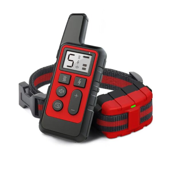 1PC Dog Training Collar/Portable Remote Control Electric Bark Stopper Waterproof Pet Training Device With Beep Shock