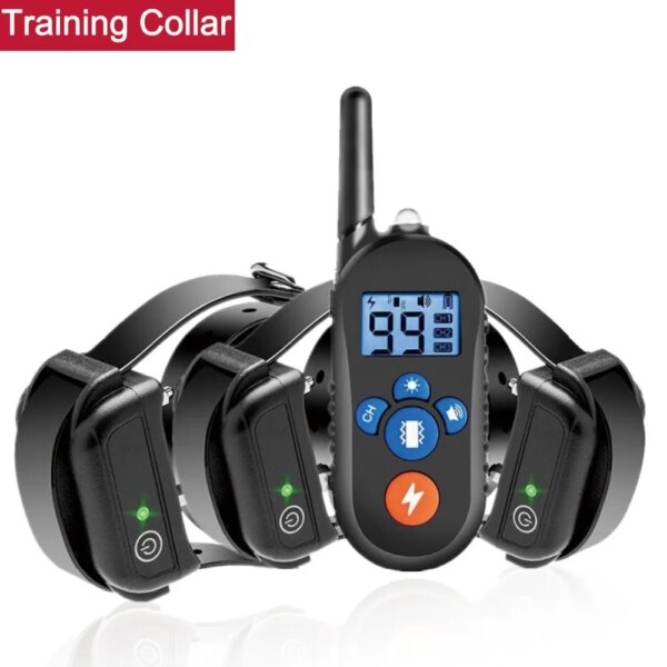 1pc 2500 Ft Long Remote Dog Collar Training Device Beep/Vibration Warning Pet Bark Stopper Waterproof Receiver