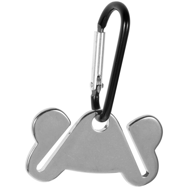 1pc Hand Free Puppy Poop Bag Alloy Holder Waste Bag Carrier Holder Fastener