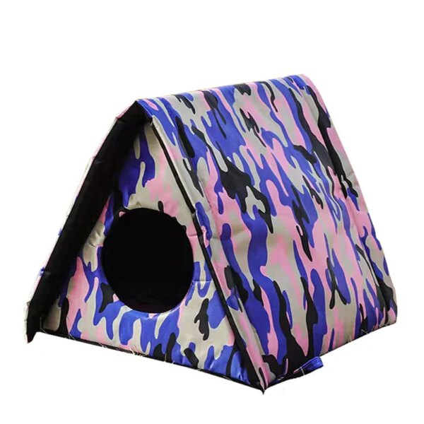 2024 Outdoor Waterproof Cats Dog Houses Foldable Warm Winter Tent Bed for Small Medium Pet Animal Cat Dog Accessories Wholesale