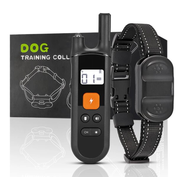 2024 new Dog Shock Collar - Dog Training Collar with Remote for 5-120lbs Small Medium Large Dogs Rechargeable Waterproof e Colla