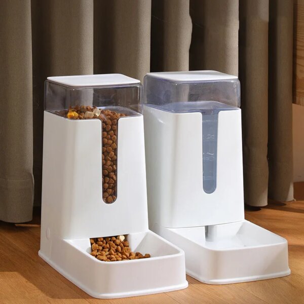 3.5L Pet Automatic Feeder Water Dispenser Cat Drinker Feeding And Watering Food Feed Drinking Bowl For Dogs Cat Accessories