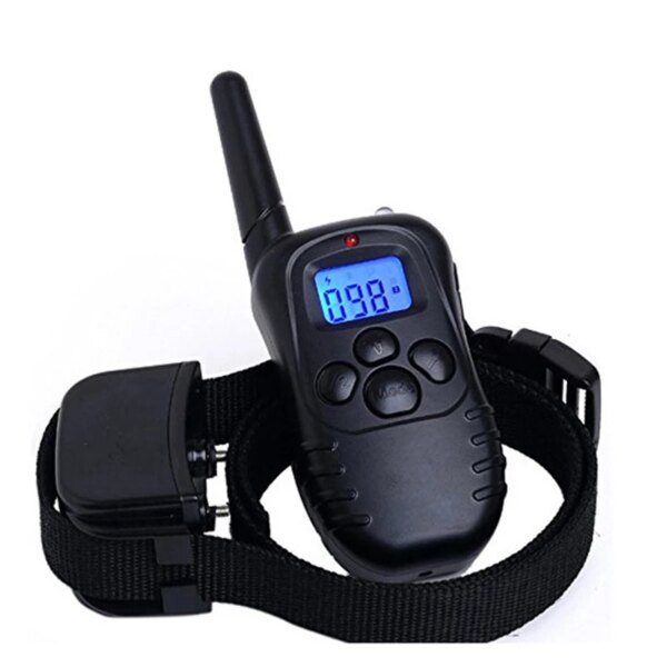 300m Remote Rechargeable And Waterproof Electronic Dog Training Collar With LCD Display for Pet Dog Stop Barking Collars 998DR