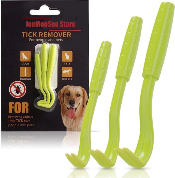 3Pcs/pack Pet Flea Remover Tool Kit Plastic Scratching Hook Remover Pet Cat Dog Grooming Supplies Tick Picker Pet Accessories