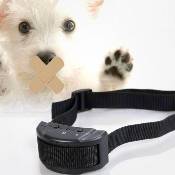 Anti Bark Collar Small Pet Dog No Barking Tone Shock Training,Indoor Outdoor Little Dogs Teaching Tool Electric