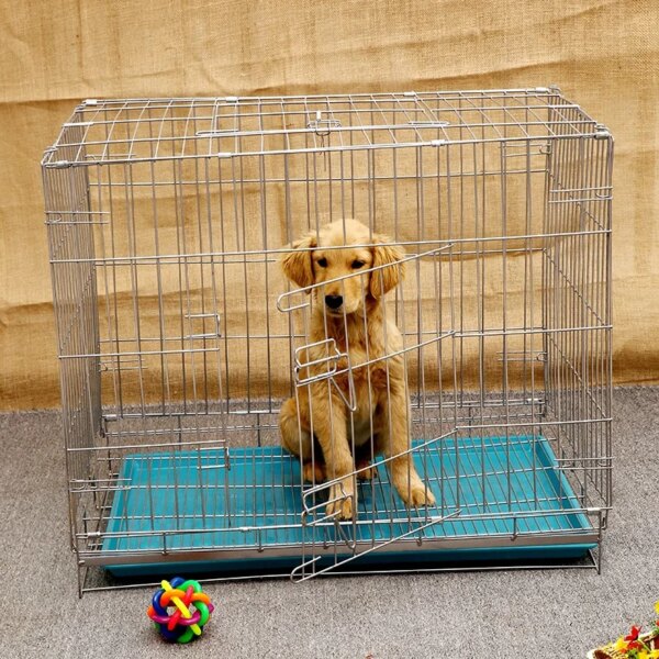 Best quality pet large folding wire pet cages for large dog cat house metal dog crate