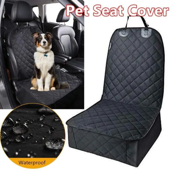 Cat Dog Pet Carrier Portable Waterproof Car Front Seat Pet Cover Protector Mat