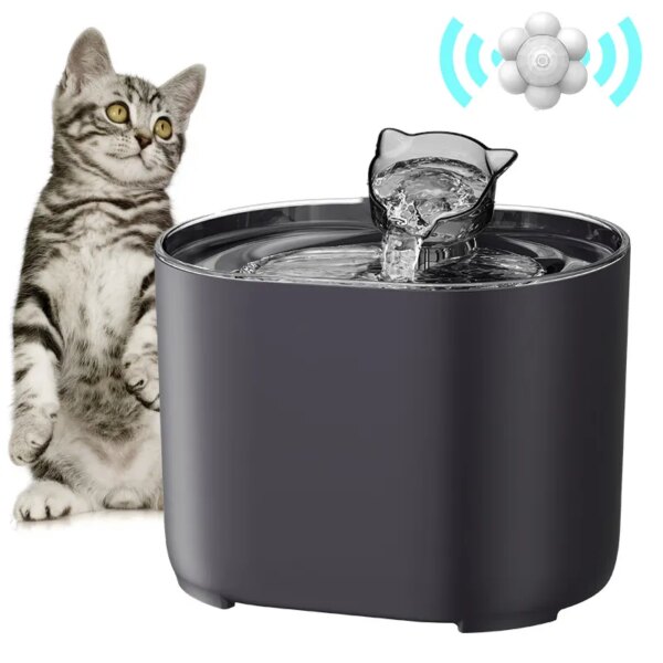 Cat Water Fountain Auto Filter USB Electric Mute Cats Dog Drinker Bowl Recirculate Filtring Drinker for Cats Pet Water Dispenser