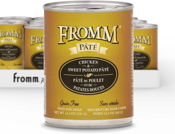 Chicken & Sweet Potato Pate Dog Food - Premium Wet Dog Food - Chicken Recipe - Case of 12 Cans