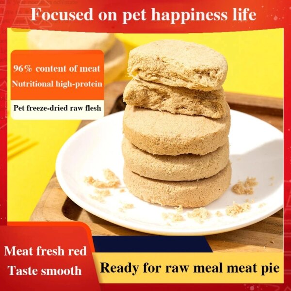 Crazy puppy dog snacks freeze-dried raw flesh chicken cutlets dry pet partner teddy golden retriever puppy dog food