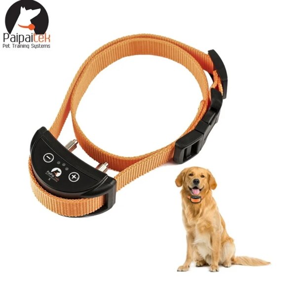 Dog Anti-Barking Collar Pet Automatic Bark Stop Collar Sound Static Shock Collar With 5 Sensitive Levels Rechargeable Waterproof