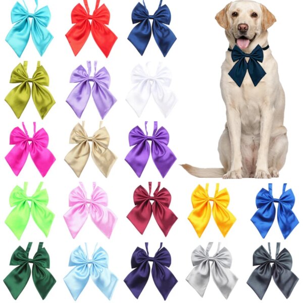 Dog Bow Ties Lot Dog Grooming Pet Cat Dog Bowties Neckties Pet Supplies Wholesale 26 Mix Colors