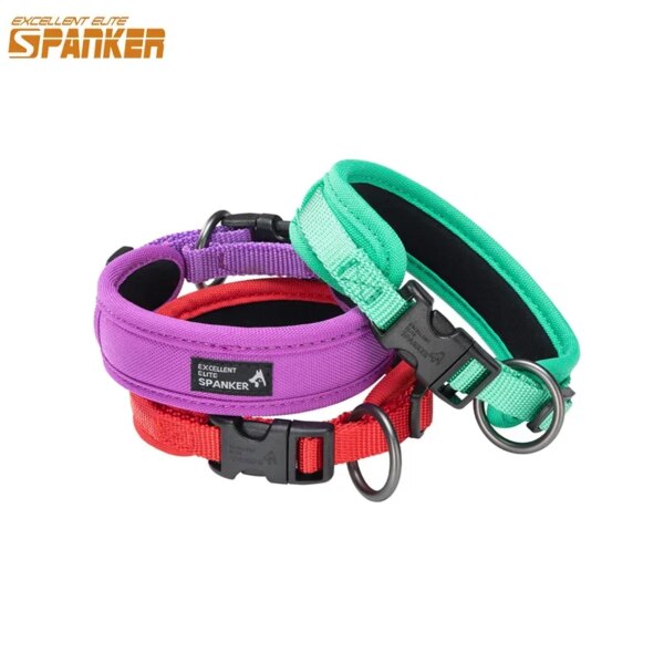 Dog Collar Adjustable Pet Collars Nylon Durable Neck Pets Collars Traction Rope Suitable For Small And Medium-Sized Pets