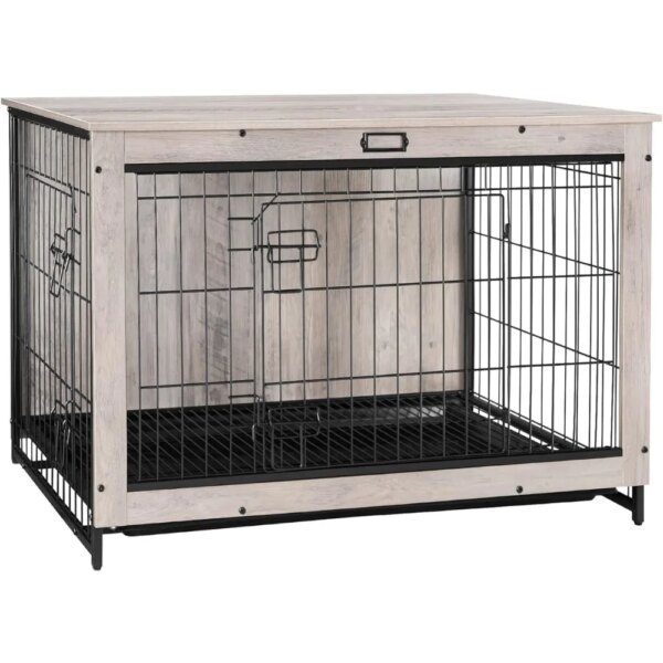 Dog Crate Furniture, Large Dog Kennel Indoor, 38.6\