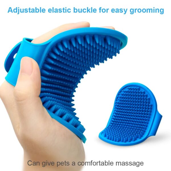 Dog Grooming Brush, Pet Shampoo Bath Brushes with Adjustable Handle for Massage Shedding Long Short Haired  Dog Cat Pet