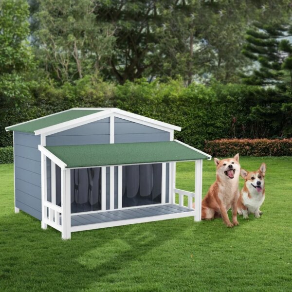 Dog House, Waterproof Dog Kennel, 47.2\