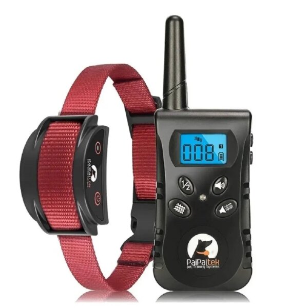 Dog No Shock Collar Wtih Remote,Dog Vibration Collar for Deaf Puppy Dogs Humane, Rechargeable&Waterproof Dog Trainng Collar