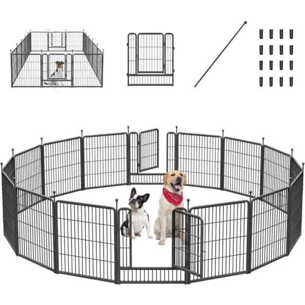 Dog Playpen with Anti-Rust Coating, 32\