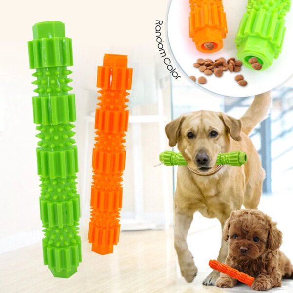 Dog Silicone Chewing Toys Pet Molar Interactive Training Tool Tooth Cleaning Cleaner Toothbrush Accessories Puppy Border Collie