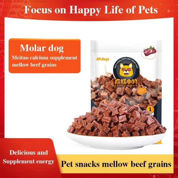 Dog Snacks Beef Grains Teddy Golden Hair Dog Snacks Pet Training Reward Puppies Grinding Stick