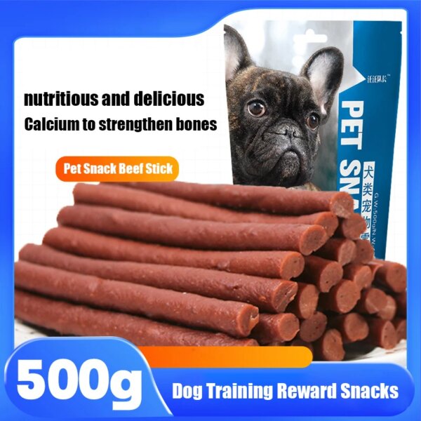 Dog Snacks Beef Sticks Dried Meat Sticks 430 g/Pack Dog Training Award