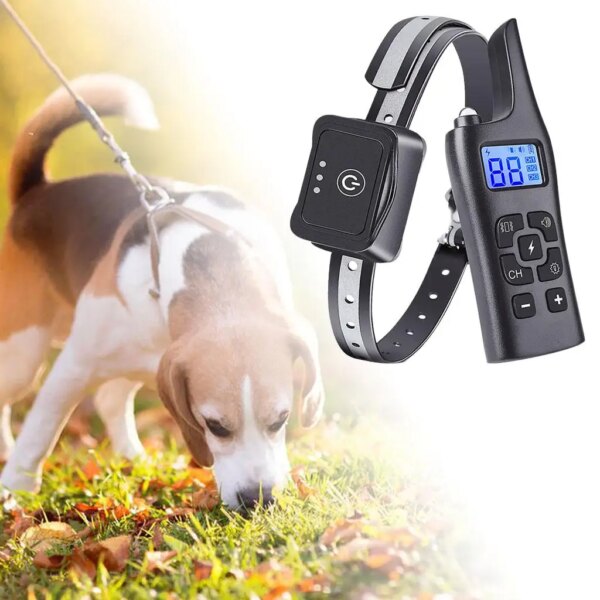 Dog Training Collar, Shock Collar for Dogs with Remote, Rechargeable and