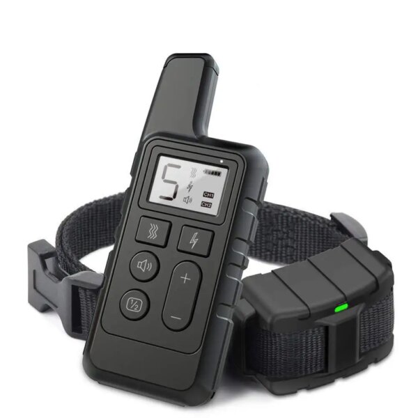 Dog Training Device Bark Collar 500m Remote Control Electric Shock Vibration Warning Pet Supply Electronic Collar Waterproof