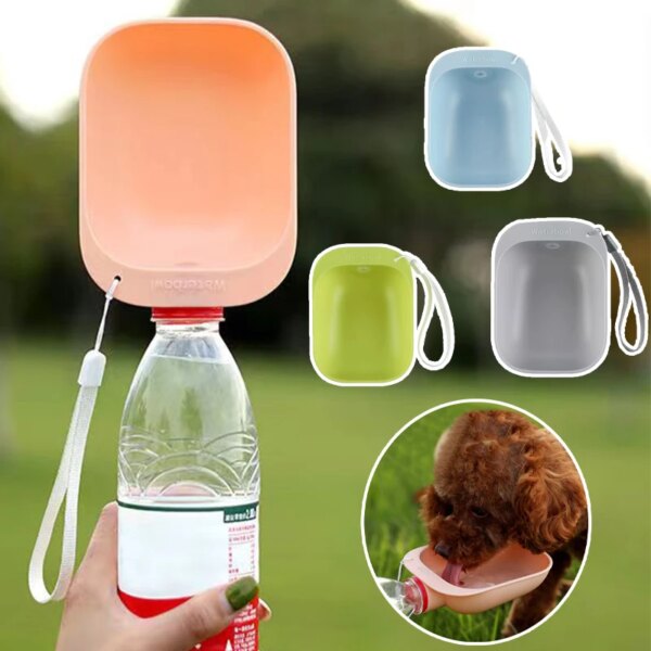 Dog Travel Water Bottle Portable Pet Dog Water Bottle Drinking Water Feeder for Dog Cat Outdoor Water Bowl Bottle Pet Supplies