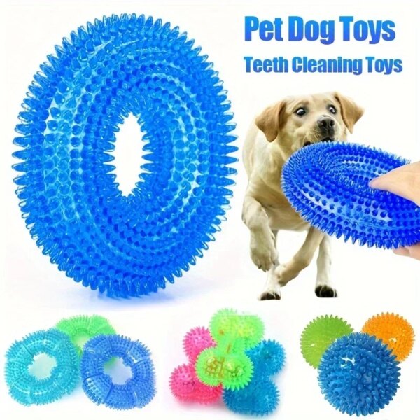 Durable Squeezing Dog Toy Ball for Pet Dogs Suitable for Chewing Grasping, and Playing Anti bite and Teeth Grip Strength Devices