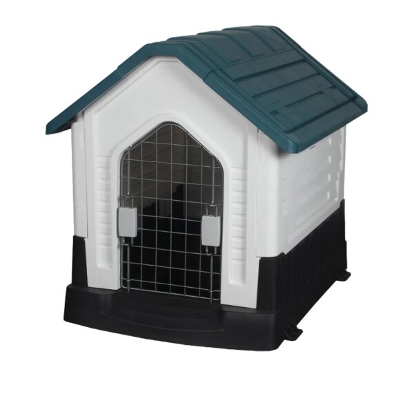 Factory wholesale waterproof easy to assemble and clean modern corner  plastic dog house for large dog