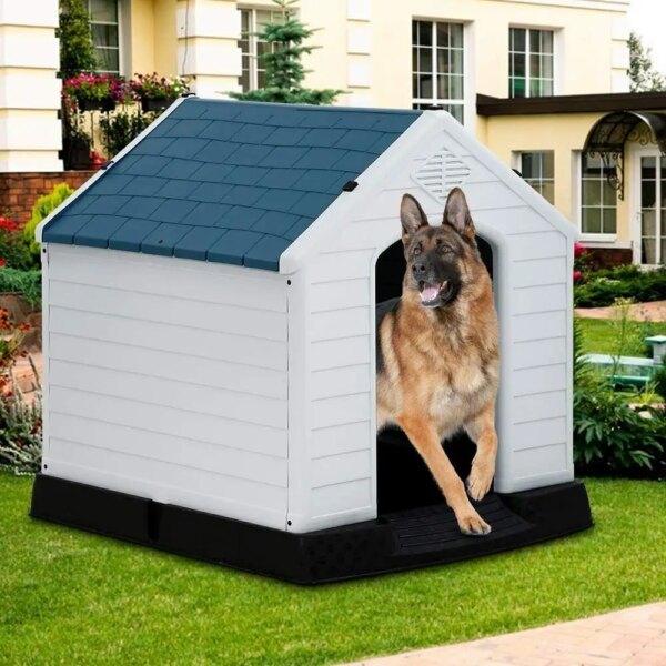 Free shipping US All-Weather Large Dog House, Easy to assemble, Suitable for Backyard, New