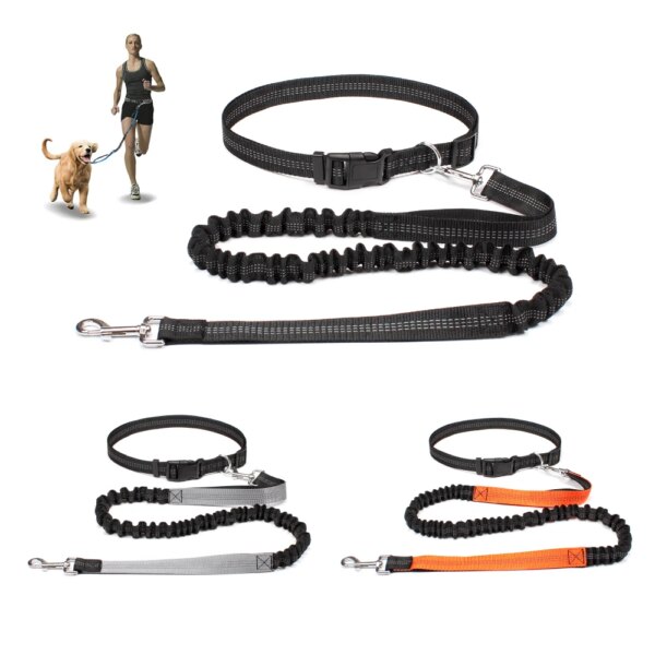 Hand Free Dog Leash for Pet Walking Running Jogging Adjustable Dog leash Waist Belt Chest Strap Traction Rope Dog Accessories