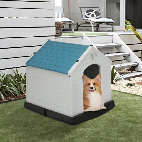 Insulated kennels for small to large dogs, waterproof kennels with vents and raised floors