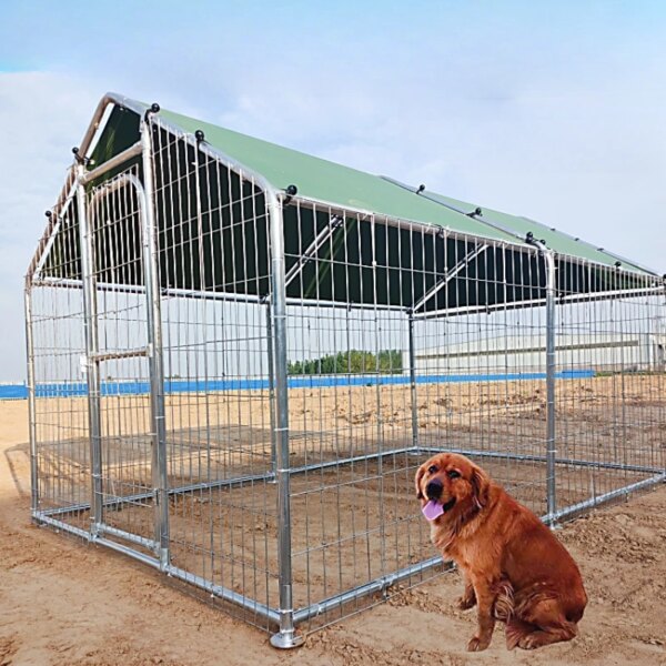 Large Cage Dog House Fence Waterproof Puppy Kennel Dog House Outdoor Playpen Corral Casa Para Perros Grande Pets Products YN50DH