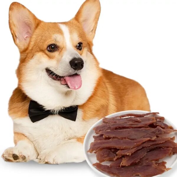 Large Capacity Dog Snack Duck Breast Jerky Pets Teddy Puppy Dog Training Award Freeze Dried Snack Pet Dried Food Pet Supplies KA