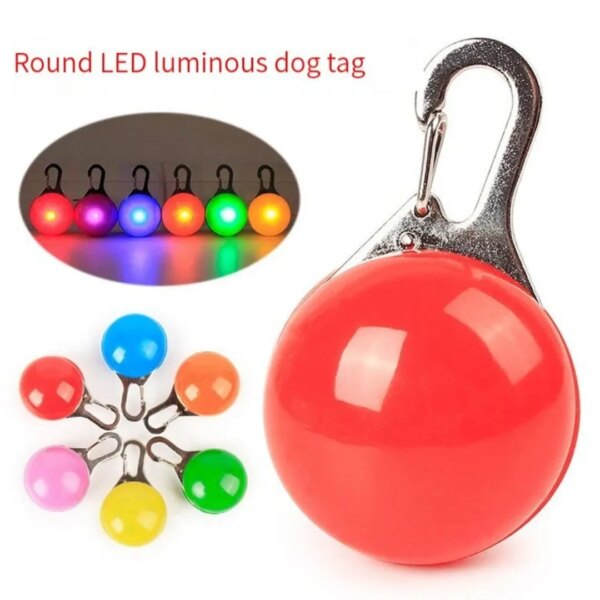 Led Dog Collar Pendant Rechargeable Pet Usb Luminous Collar Pendant   Pet Flash Light Leash Accessorie Decoration Dog Necklace