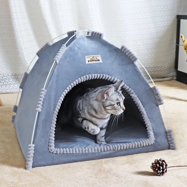 New Four Seasons Universal Pet Tent Removable and Washable Cat  Dog  Nest Summer Breathable Foldable  House