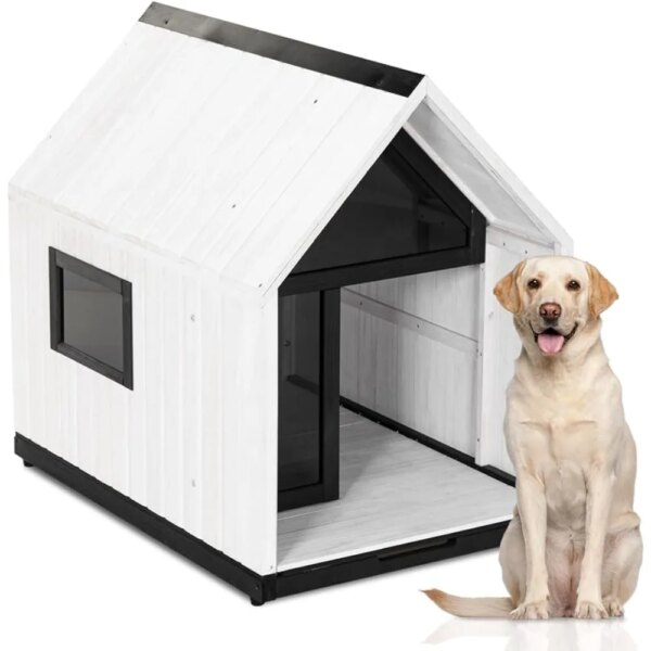 Outdoor Dog House Sun Protection Dog Houses for Small Medium Large Sized Dogs Puppy Oversized Big Shed Tent Supplies Pet Home