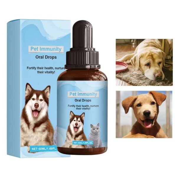 Pet Care Drops 50ml Pet Anxiety Relief Blend Oil  Pet Supply  Health Care Drops Supplemental Nutrition For Puppies Pets Supplies