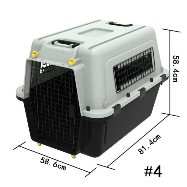 Pet Crate Suppliers New 2023 Wholesale Hot Selling Airline Approved Portable Dog Cages Pet Air Box House Travel Cat Pet Carrier