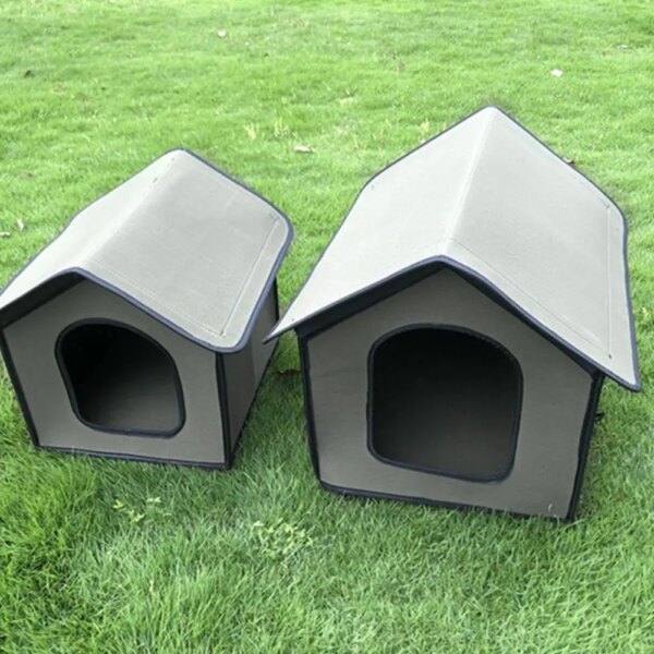 Pet House Outdoor Waterproof Weatherproof Dog Kennel Cat House Foldable Pet Shelter for Pets Indoor Outdoor Sleeping