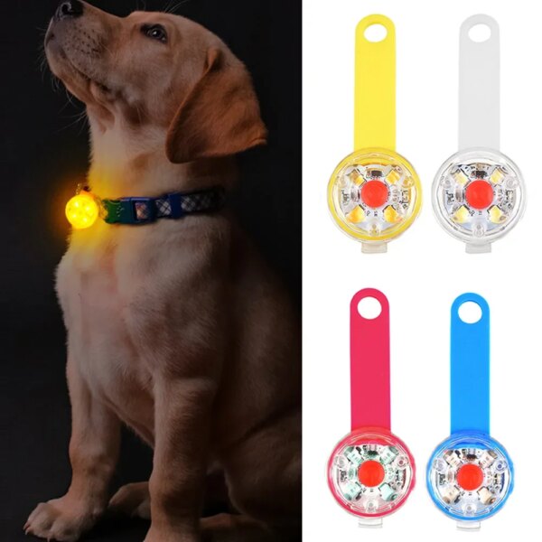 Pet Loss Prevention Collar LED Waterproof Safety Flash USB Rechargeable Luminous Pendant Dog Outdoor Glowing Collar