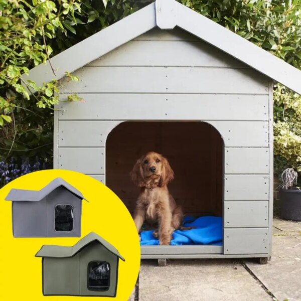 Pet Outdoor House Waterproof Dog House Cat House Foldable Pet Shelter Cat House Pet Shelter Outdoor Rainproof Dog House Cat