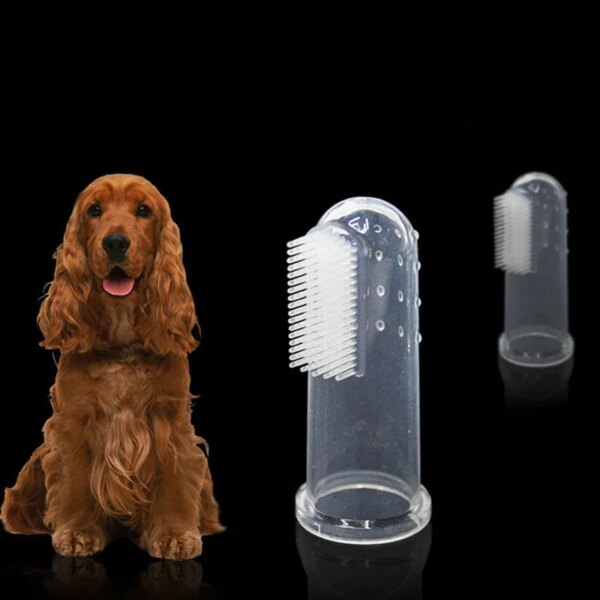 Pet Silicone Finger Cots Toothbrush Cats Dogs Brushing Finger Cots Pet Teeth Oral Cleaning Products In Addition Perros