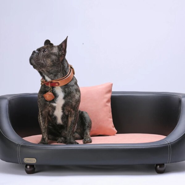 Pet Sofa Kennel Large Dog Bed with Mat Golden Retriever Labrador Shiba Inu Splash Sprinkler Pad Pet Furniture